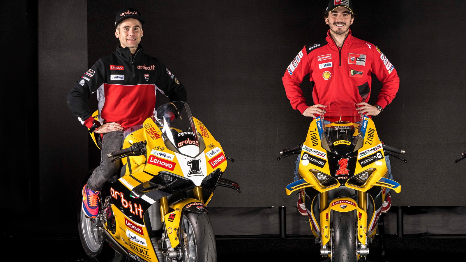 Alvaro Bautista and Francesco Bagnaia